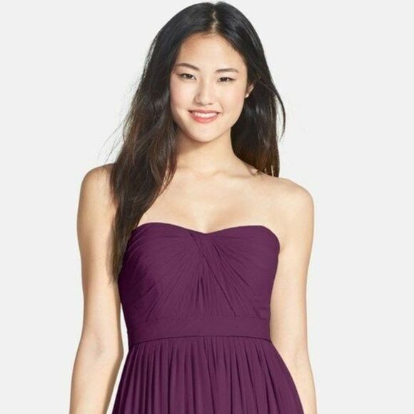 Jenny Yoo 'Aidan' Convertible Strapless Chiffon - Picture 2 of 3